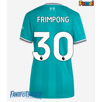 Liverpool Jeremie Frimpong #30 Tricou Fotbal Replică 2025-26 Femei Treilea